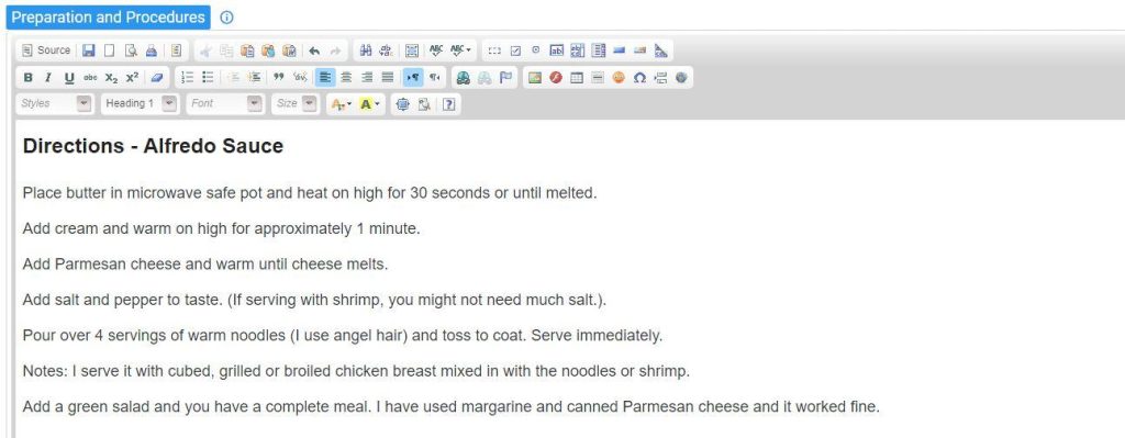Recipe Costing Software Features